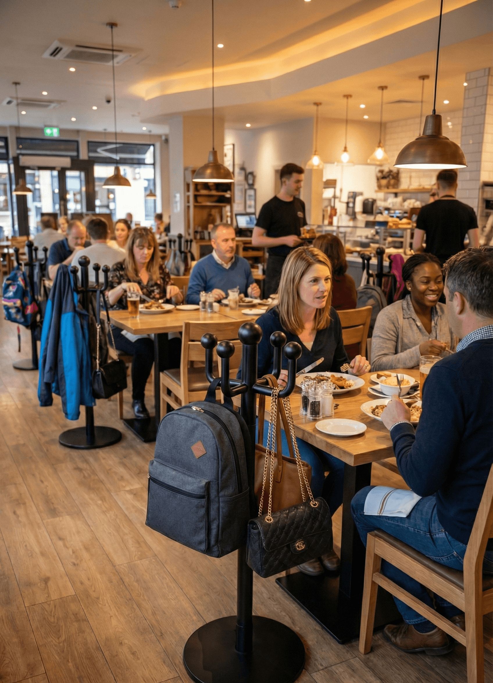 Sacs accrochés avec DROPBAG